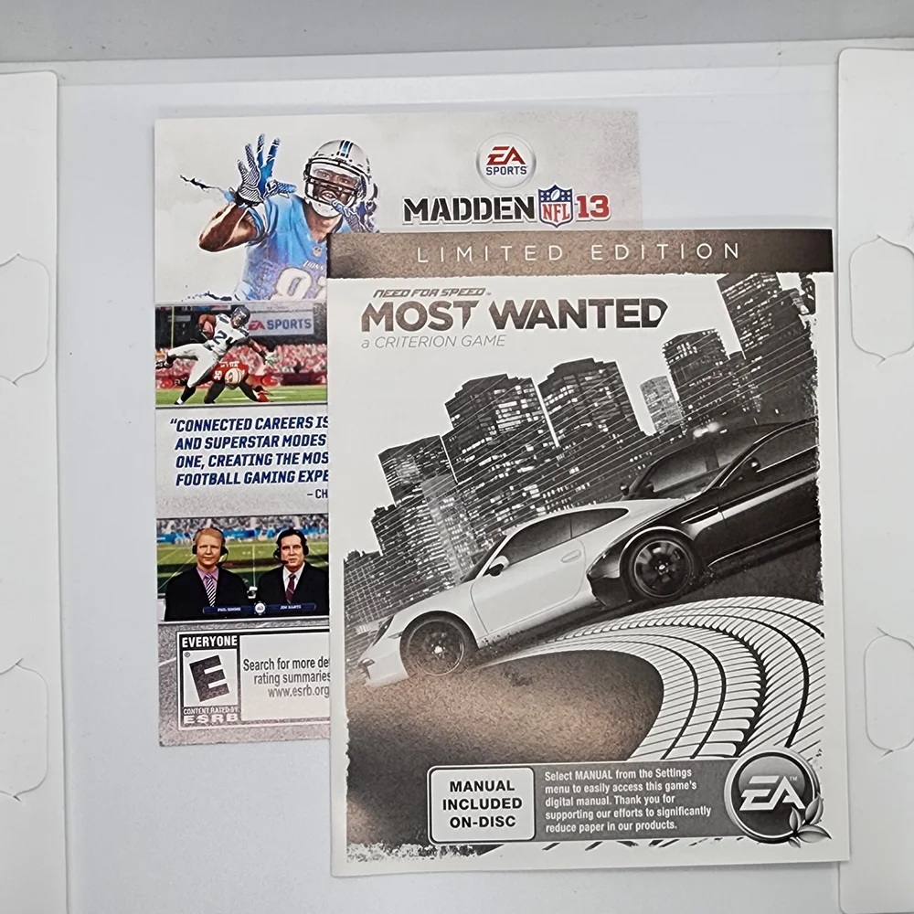 Need for Speed: Most Wanted -- Limited Edition (Sony PlayStation 3, 2012) CIB